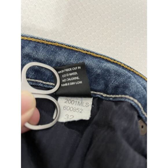 Parker‎ Smith Womens 32 Skinny Jeans Distressed Comfort Stretch Medium Wash - Picture 4 of 11